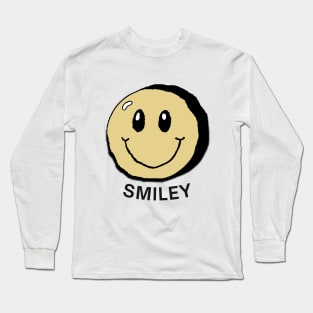 Smiley Face Long Sleeve T-Shirt